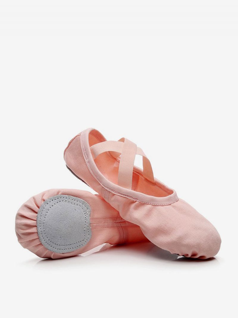 Dameballet Dansesko Camel Closed Toe Dance Sko - Pink