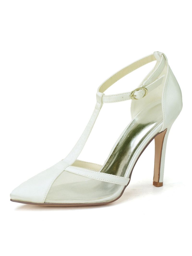 Dame Brudesko T Strap Heel Pumps