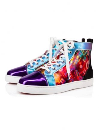 Herre Laser Art High Top Sneakers Prom Party Sko