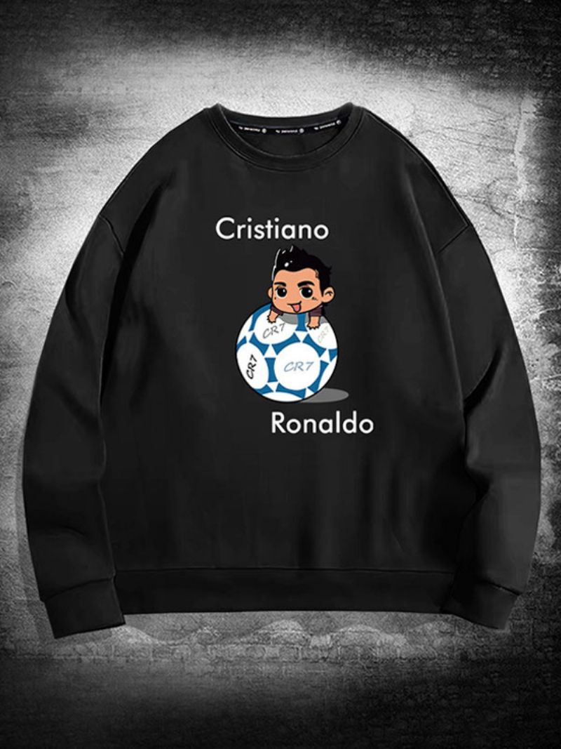 Herre Ronaldo Sweatshirt Langærmet Top