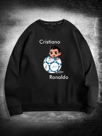 Herre Ronaldo Sweatshirt Langærmet Top