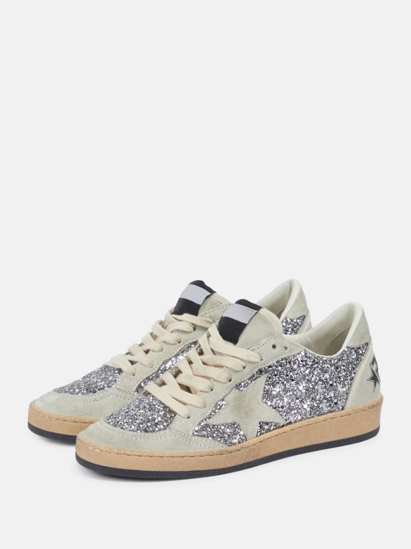 Herre Sneakers Glitter Lav-top Rund Tå Besat Fritidssko