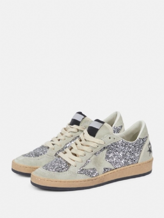 Herre Sneakers Glitter Lav-top Rund Tå Besat Fritidssko