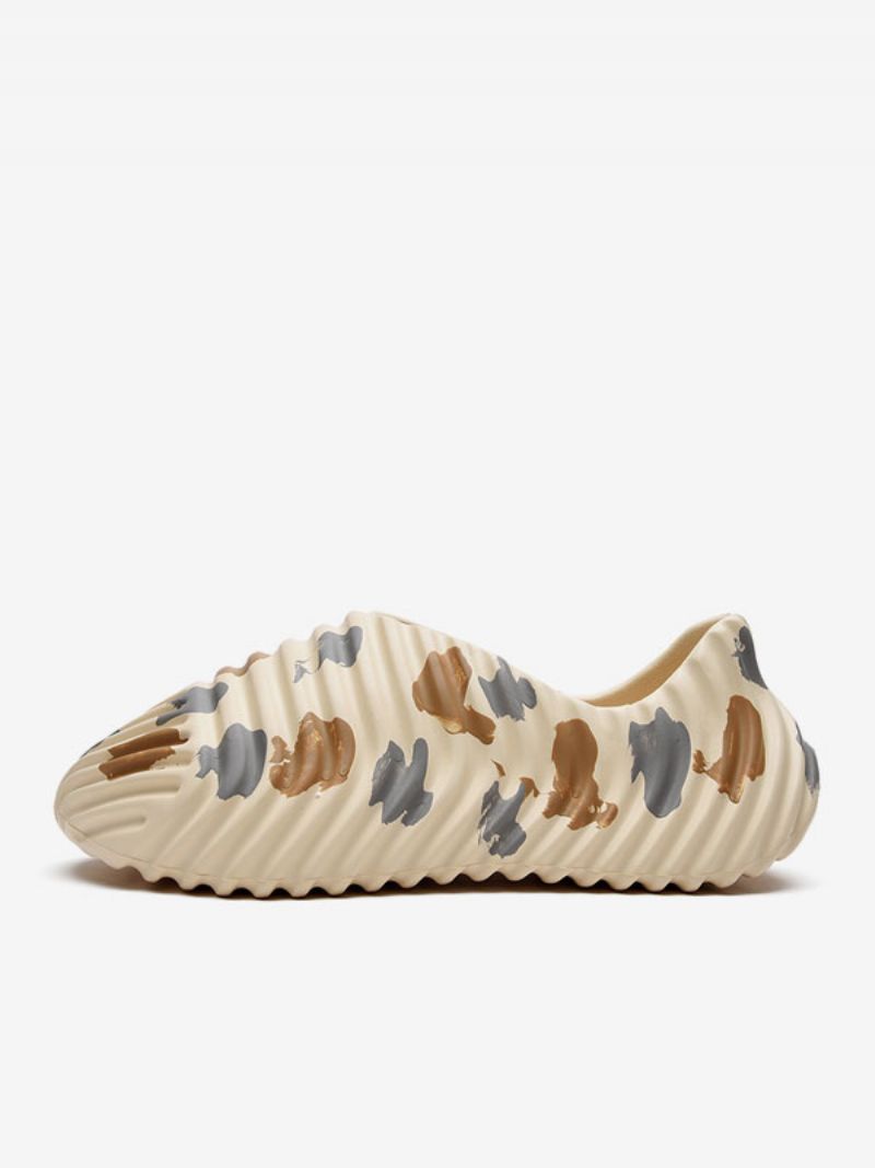 Herresandaler Slip-on Pu Læder Eva Sål - Beige