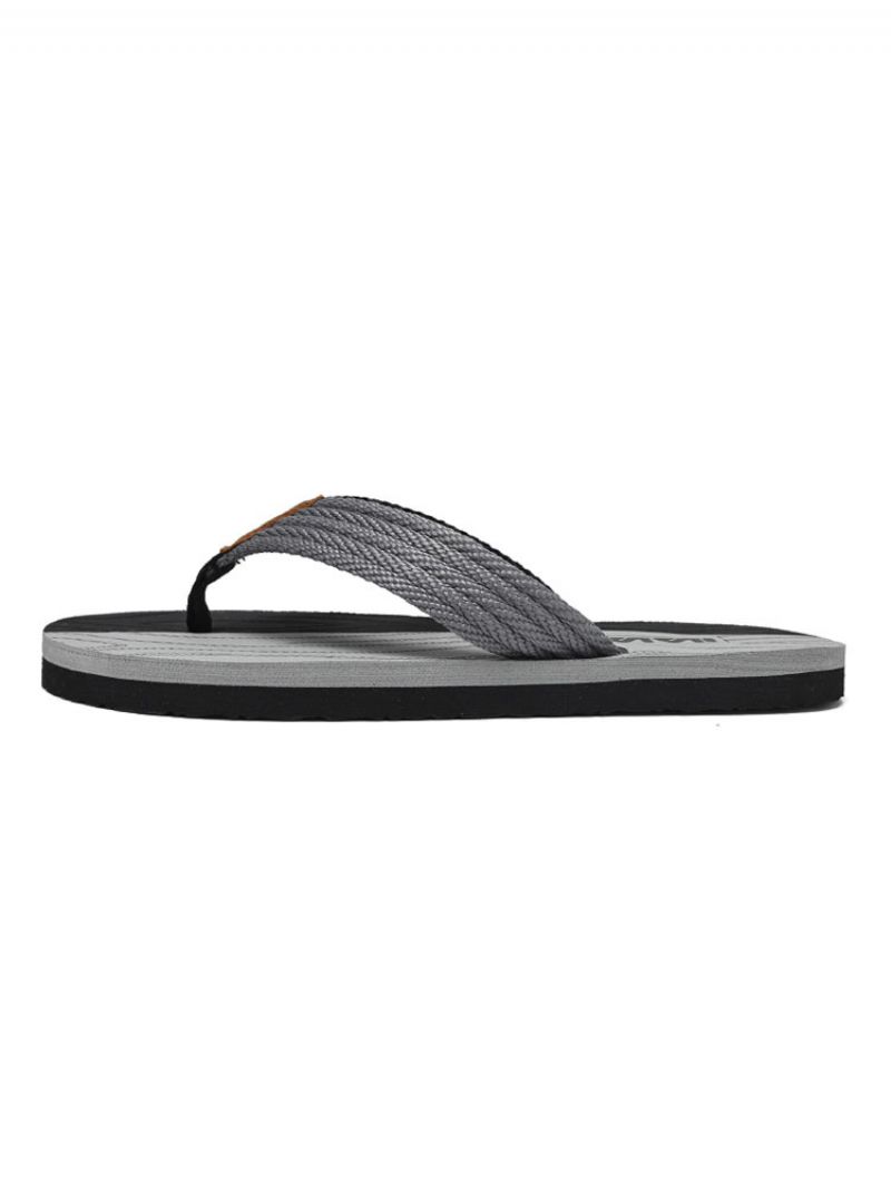 Herresandaler Slip-on Pvc Øvre Eva-sål - Grå