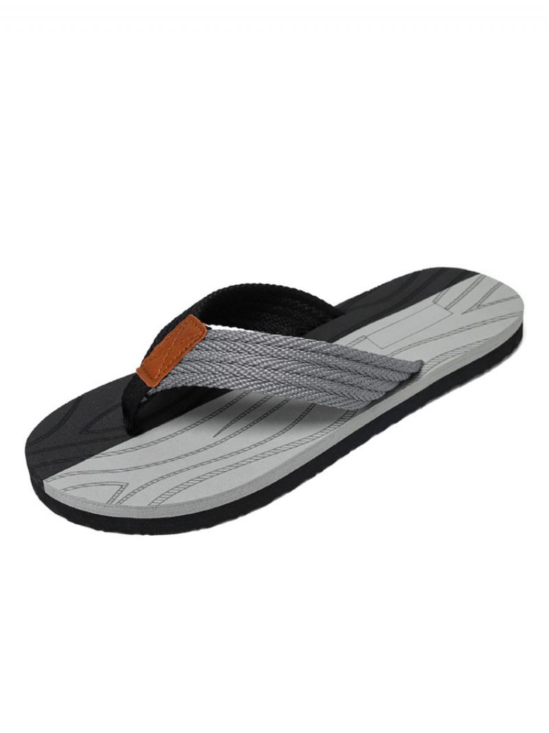 Herresandaler Slip-on Pvc Øvre Eva-sål - Grå