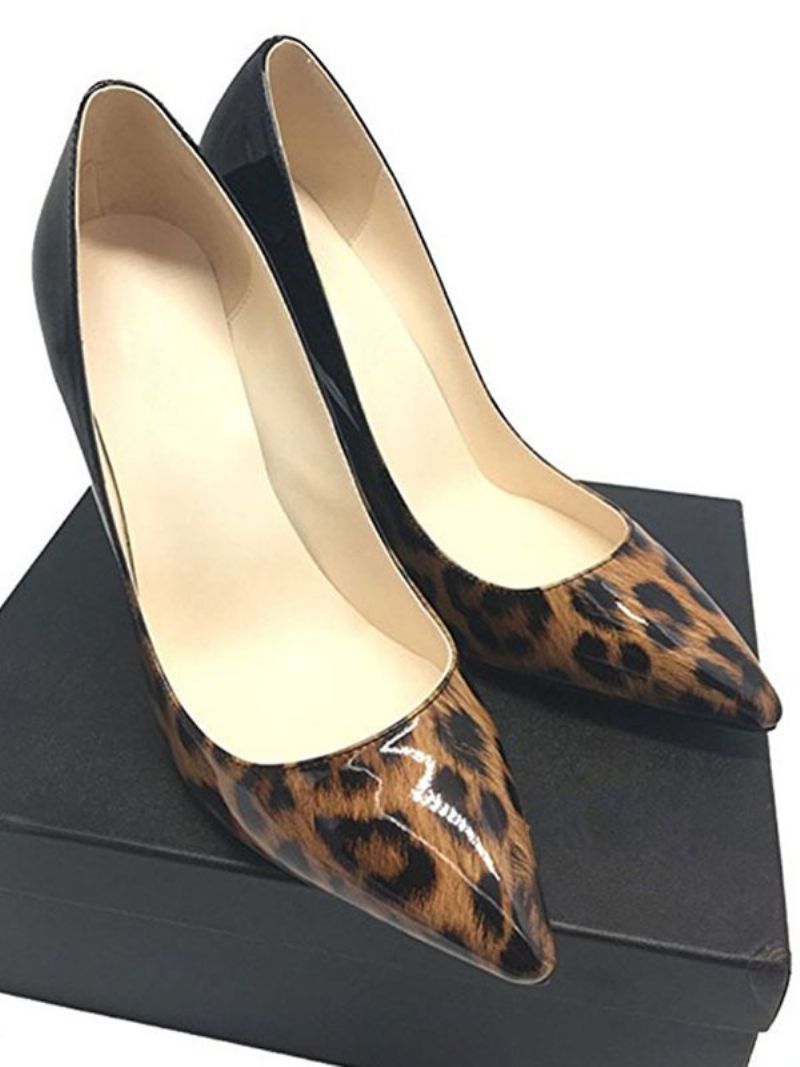 Kvinder Sexet Leopard Print Hæle Basic Stiletto Heel Pumps - Leopard