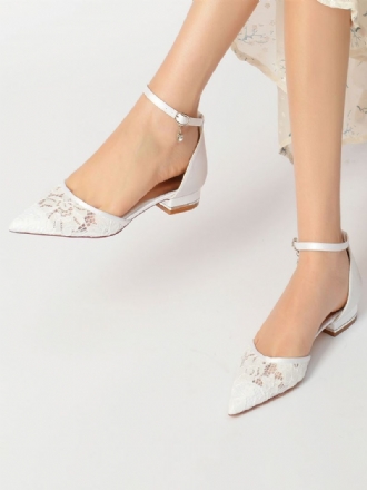 Kvinders Ankelrem Blonde Flats Brudesko