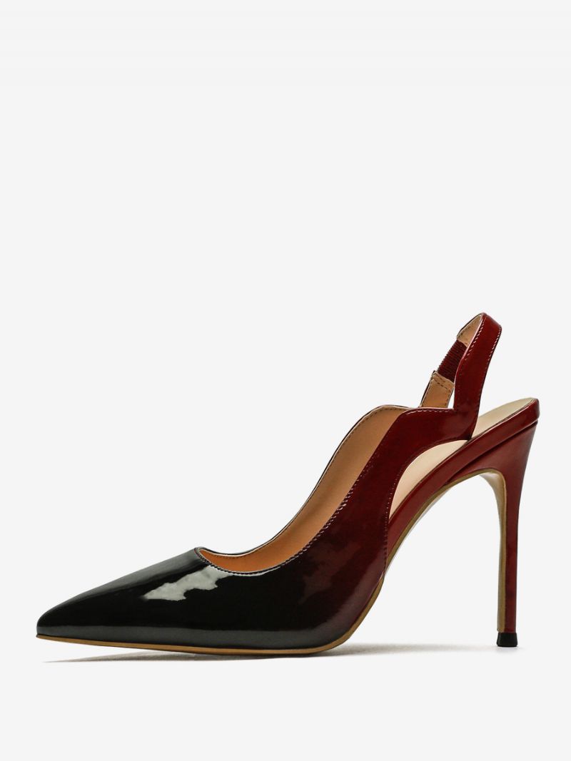 Kvinders Høje Hæle Plus Size Pointed Toe Slingback Pumps