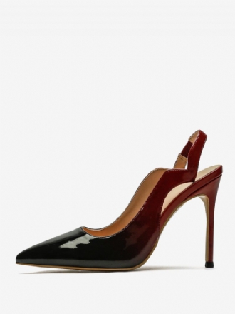 Kvinders Høje Hæle Plus Size Pointed Toe Slingback Pumps