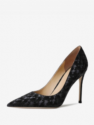 Kvinders Høje Hæle Print Pumps Stilet Heel Dress