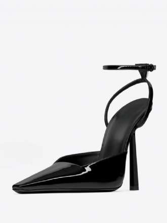 Kvinders Høje Hæle Square Toe Stiletto Heel Ankel Strap Pumps