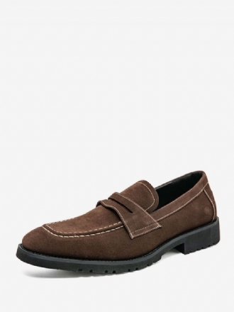 Loafer Sko Til Mænd Pu Læder Monk Strap Slip-on Prom Festsko