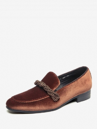 Loafer Sko Til Mænd Slip-on Monk Strap Rund Tå