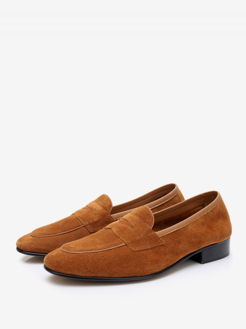 Mænds Loafer Kohud Slip-on Prom Bryllupssko