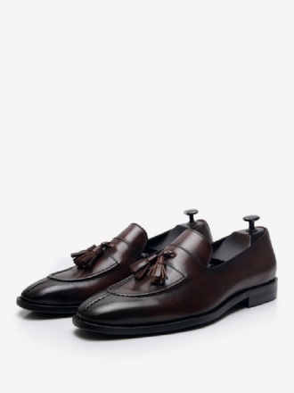 Mænds Loafer Koskind Slip-on Tassel Prom Bryllupssko