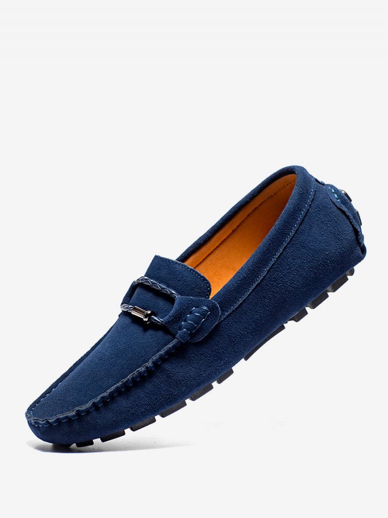 Mænds Loafer Sko Slip-on Metal Detaljer Rund Tå