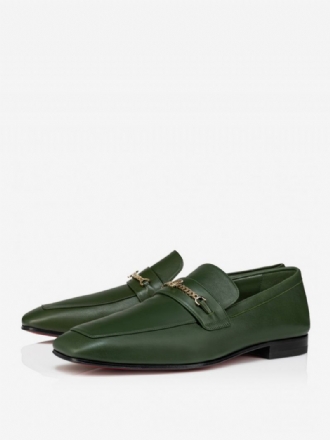 Mænds Loafer Sko Slip-on Polyester Metal Detaljer Prom Bryllupssko