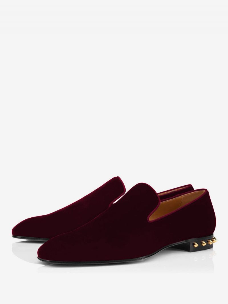 Mænds Mikroruskind Øvre Nitter Artwork Herre Loafer Sko Slip-on