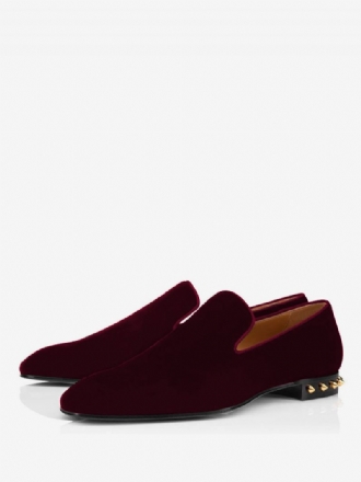 Mænds Mikroruskind Øvre Nitter Artwork Herre Loafer Sko Slip-on