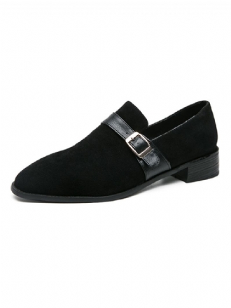 Mænds Monk Strap Loafer Prom Party Bryllupssko Sort Slip-on Formel