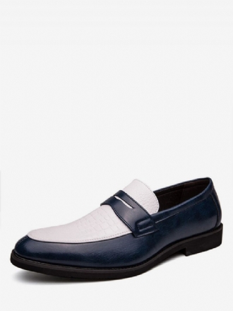 Mænds Penny Loafers Two Tone Prom Party Bryllupssko