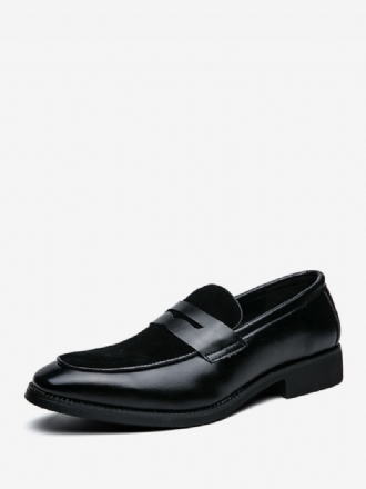 Mænds Prom Pu Læder Slip-on Loafer Sko