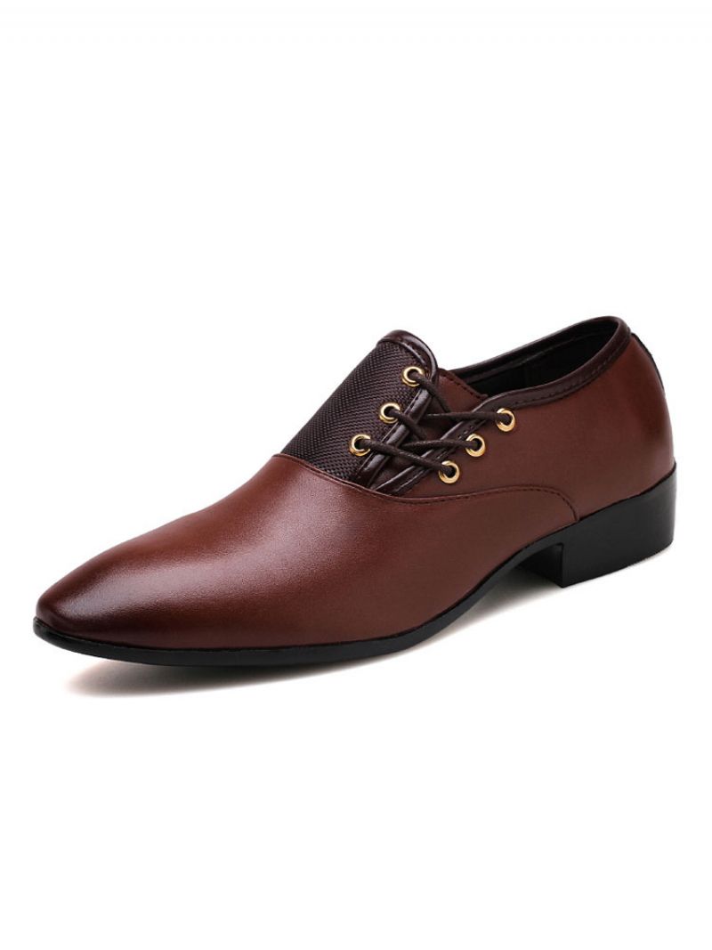 Mænds Snørebånd Monk Strap Slip On Dress Loafers