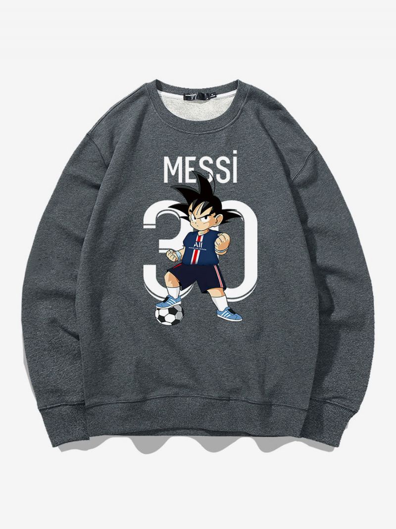 Messi Sweatshirt Voksen Top Til Mænd - Grå