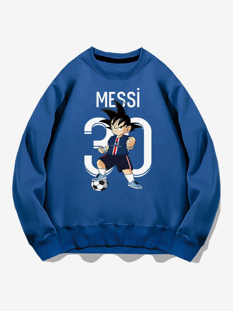 Messi Sweatshirt Voksen Top Til Mænd - Blå