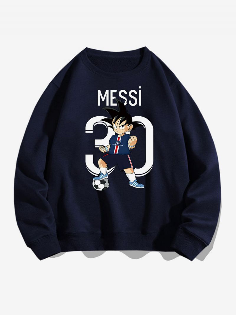 Messi Sweatshirt Voksen Top Til Mænd - Dybblå