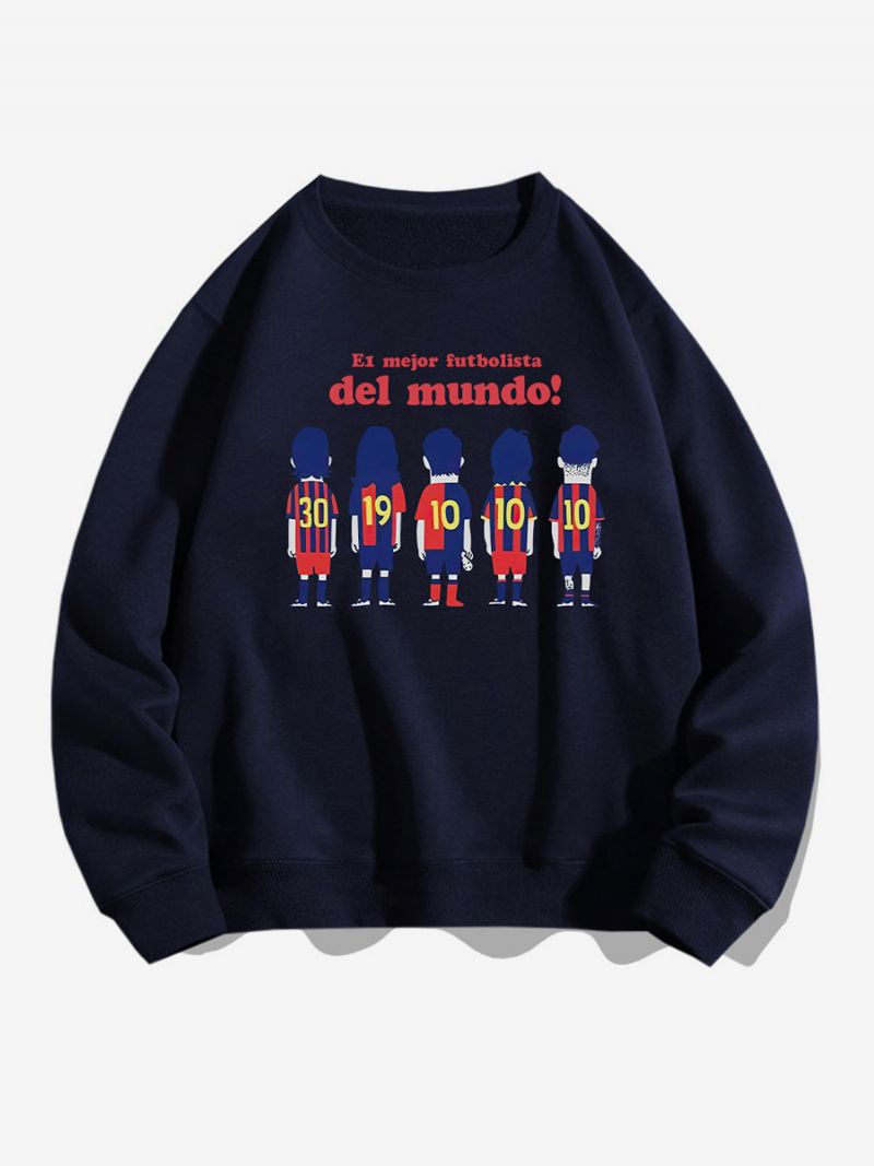 Messi Sweatshirt Voksen Top Til Mænd - Dybblå