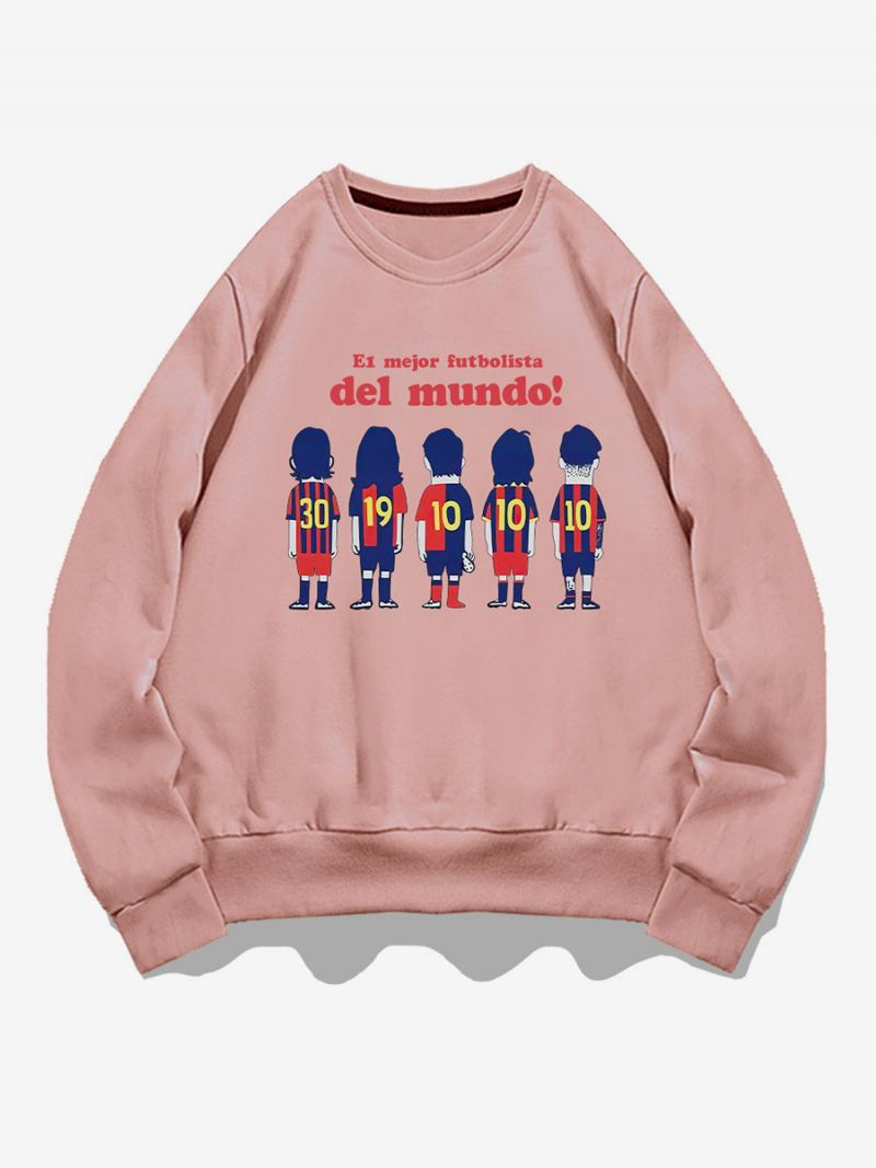 Messi Sweatshirt Voksen Top Til Mænd - Pink