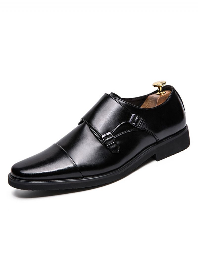 Monk Strap Dress Sko Til Mænd - Sort