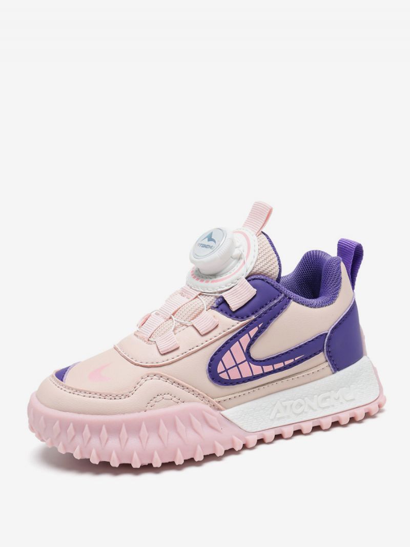 Sorte Roudn Toe Børnesneakers - Pink